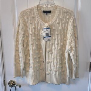 Ivory Knit Cardigan